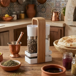 Salt & Pepper Grinder Set - 2 Pcs